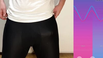 Hands free prostate orgasm cumshot compilation