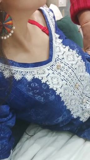 Captivating moment from &quot;Real Indian Desi Punjabi Horny Mommy&#039;s Little help (Stepmom stepson) have sex roleplay with&quot;