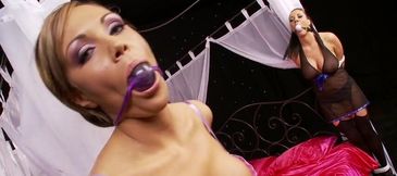 tide up lesbian licking each other