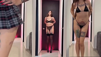 TRIPLE SCREEN WALKING LINGERIE HIGH HEELS BAREFOOT SNEAKERS