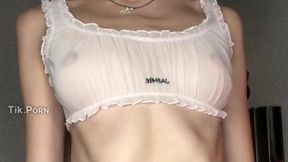 Social Media Creator @secretshelly1 @Showing Boobs and #Shaved Pussy #Sexy Lingerie #Petite #Small Tits #Solo #Blonde movie sex hot | Tik.Porn
