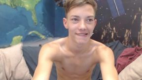 European Model Danny Plays with His Uncut Dick.