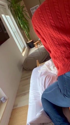 Must-see moment from "stepdad rips jeans and she cums"