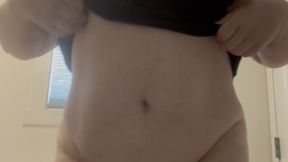 Undressing, showing off my body and making myself orgasm