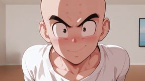 Android 18 Fucks Krillin on the Living Room Couch! Uncensored Dragon Ball Z Hentai