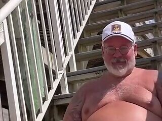 Naked Chubby Dancing Bear up Close Hands Free Orgasm