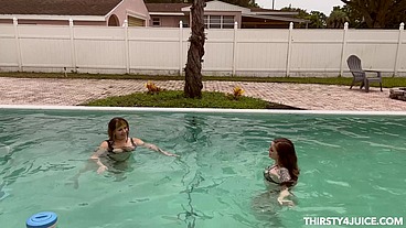 Pool Party Threesome with Harlot Quinn and Don Sudan