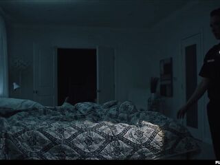 Police Raid Turns into Futanari 3some - Possessed Lesbo Parasited Screw and Trans Tranny Cumshots