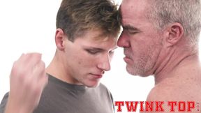 TwinkTop Twink Lukas Stone fucks and breeds Director Dallas Steele