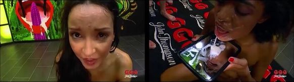 Multi windows of cum and piss swallow bukkake compilations GGG JT