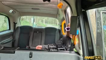 Festival Cutie Haizea Diamond Rides Big Cock in a Black Cab POV