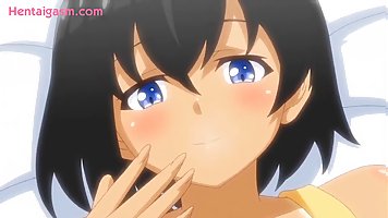 Busty brunette stepsis Hentai cartoon