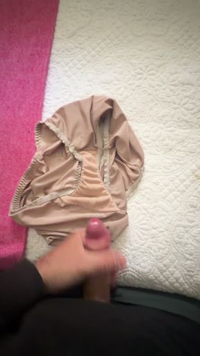 RealMoms used panties covered in RealSons cum