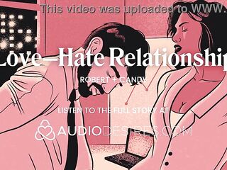 Enemies to Lovers Screw at Work – Foreplay, Teasing & Finger Play – Porn Erotic Audio Story for Babes