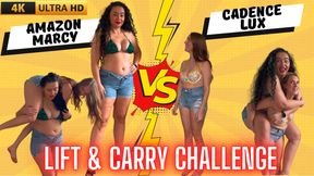 LIFT AND CARRY CHALLENGE #26 - Amazon Marcy VS Cadence Lux (4K full HD)