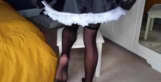 I am a very horny maid right now, I bet you would love to lift up my cute fluffy petticoat and have your way with me before I do