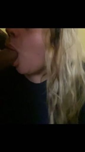 Sucking and taking milk in the mouth