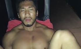 Cute muscular latino shows me his ass to nail it