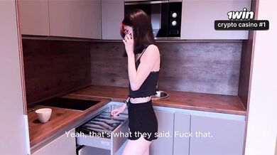 POV Hotel Stranger Stuffed A College Cutie And Cummed On Her Ass