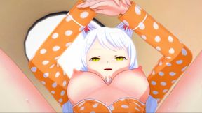 Stand and Carry Black Hanekawa POV : Bakemonogatari Hentai Parody