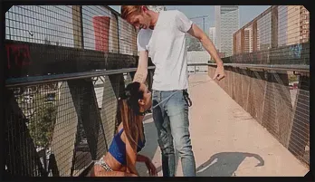 Francys Belle\'s Naughty City Walk & Hardcore Homecoming