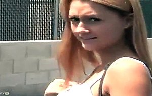 Southern superbe ginger picked up and fucked in a van