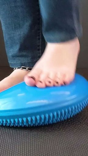 Blue Cushion Trampling