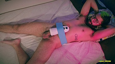 Big Dick Daddy Camilo Brown Hot Handsfree Cum Inside Automatic Toy
