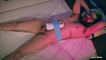 Big Dick Daddy Camilo Brown Hot Handsfree Cum Inside Automatic Toy