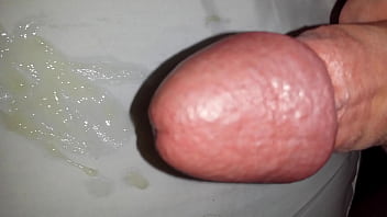 Cumming on my pillow - Homemade Amateur Cumshot