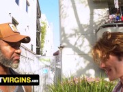 Kyle Is Walking Down The Street When He Suddenly Bumps Into Joe, His Favorite Pornstar