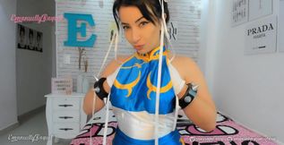 Anal Jerk off Instructions by Chun Li Cosplay