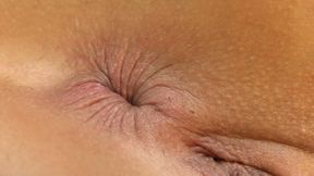 Pierced MILF Stretches Her Ass With Thick Blue Dildo