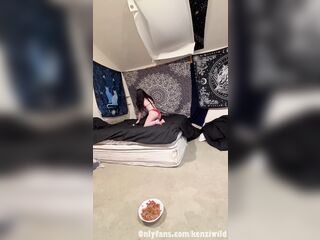 See me Kenziwild a alternative tattooed slut showcasing my undies as I make the daybed