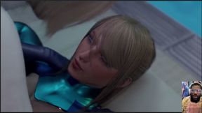 Big Thicc Breast Futa Power Girl Rides Huge Cock Futa Samus’s Cock