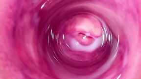 Camera deep inside Mia&#039;s tight vagina, the creamiest pussy ever