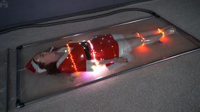 Bondage luminous garland in vacuum bed