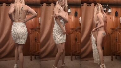 Undressing Sexy White Club Dress