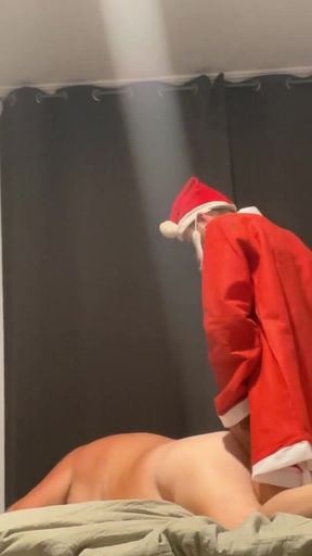 Memorable moment from &quot;Santa came by part 2 Daddy has been good this year to.&quot;