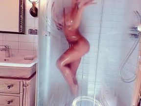 Dancing Sexy long legs - striptease by teen Mia - BehindTheMaskk