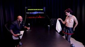 Novinha safada tira a rooupa e mostra os peitos e a buceta depois de falar que fugia de alguns atendimentos, e a punheta que bateram para ela... - Annie Clementine (WATCH ON: SHEER/RED)