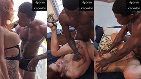 bbc arregacando o cu da hotwife para seu corno limpa