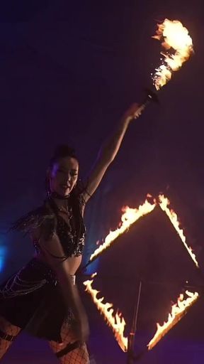 Fire Perfomance by Cara Croft