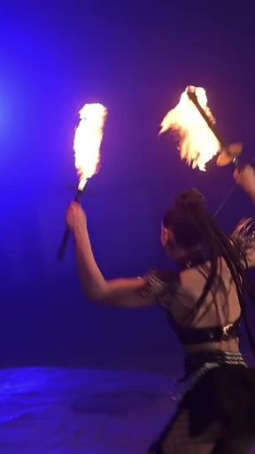 Fire Perfomance by Cara Croft