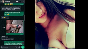 After chatting in whatsapp, I fucked a porn model, she broke up with a guy