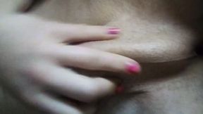 Playing with My Thick Delicious Hard Clitty (no Audio)