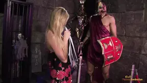 Roman soldier's long cock used on blonde with biggest tits