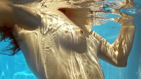 Timid tight perfect babe swimming gymnastics