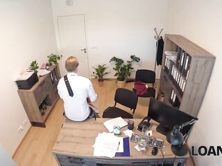 LOAN4K. Miss Olivia got so horny and jumped on a dick right in the office