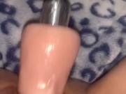 Dad fucks Mom with power tool